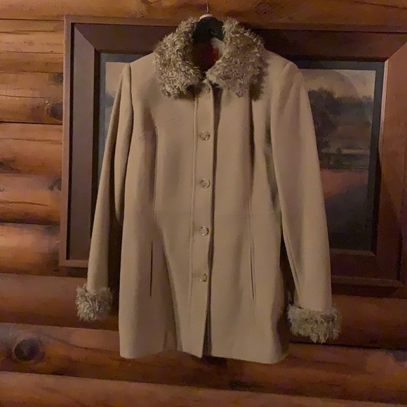 Vintage Y2K ESPRIT 100% Wool Coat - Picture 3 of 8